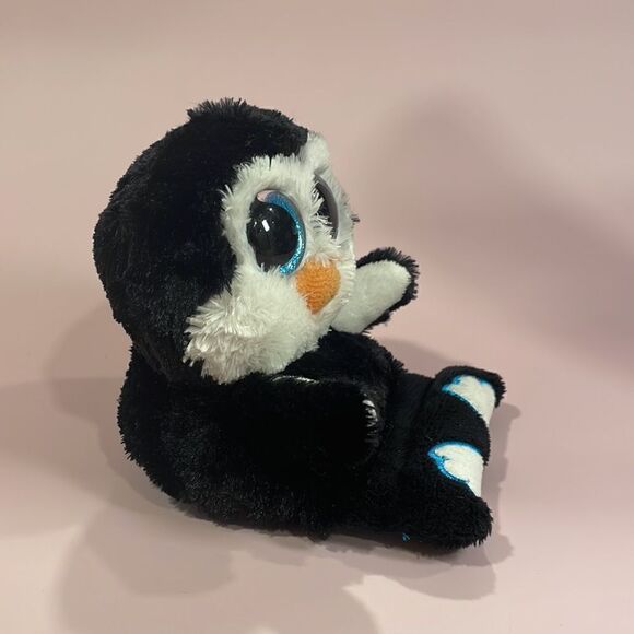 Ty Peek-A-Boo Penni Penguin 2015 Beanbag Plush Phone Holder Great Condition 4.5” - Picture 2 of 10